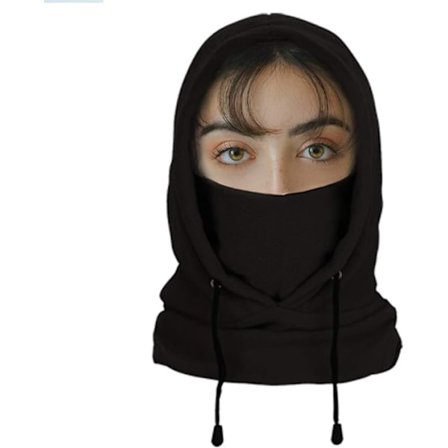 Termo fleece huppu, talvi snoodit naamio