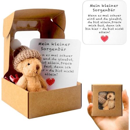 Söpö Nalle - Mini Halilahjapakkaus - Ruskea