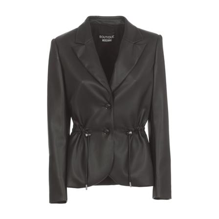 Moschino Blazers , Zwart , Dames , Maat: S