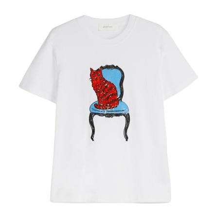 Sportmax T-Shirt Hvid, Dame T-shirts
