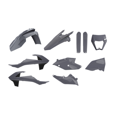 Kit Plastique Polisport Complet - KTM 125 XC-W 2017-2019