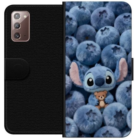 Kompatibelt Lommeboketui til Samsung Galaxy Note20 Lady Gaga minimalistisk plakat med gitar og monokrom design