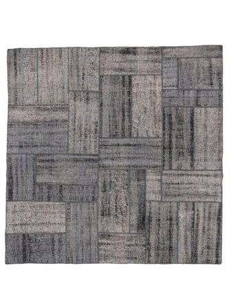 Tapis Patchwork 206X206 Carré (Laine, Turquie)