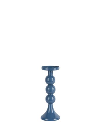 present time Candle Holder Funky Large - Blue - H 23CM