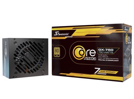 Seasonic Core GX 750-V2 - 750W Gold, ATX 3.1, PCIe 5.1, 7 års garanti