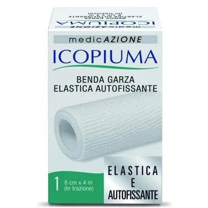 Icopiuma Benda Garza Elastica Autofissante 8cmX4mt