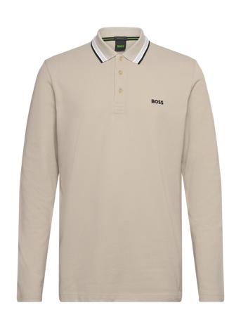 Plisy Sport Polos Long-sleeved Beige BOSS