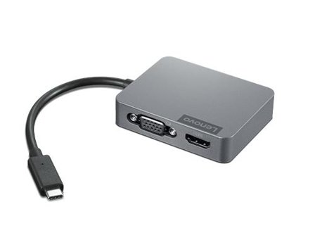 Lenovo Travel Hub Gen2 - dokkingstasjon - USB-C - VGA, HDMI - 1GbE