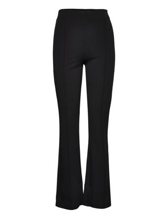 Lindy Trousers Leveälahkeiset Housut Musta Gina Tricot