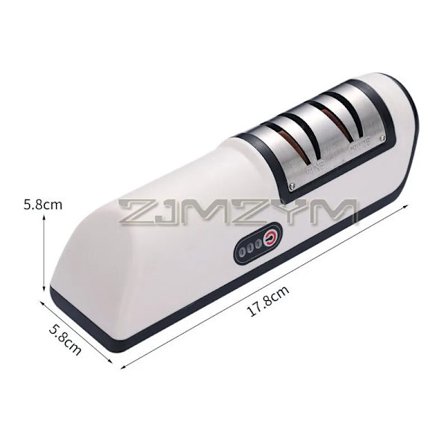 Electric Knife Sharpener, Fully Automatic Handheld Knife Sharpener, Fast and Efficient Kitchen Gadget with USB Charging