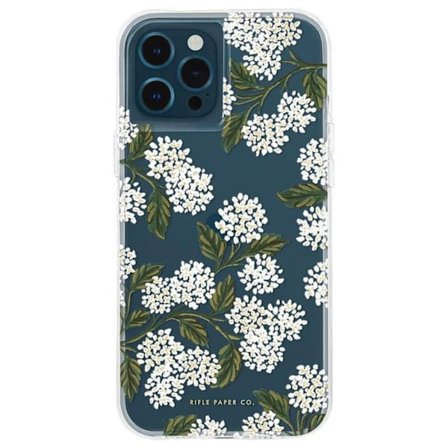 Case-Mate Rifle Paper Case iPhone 12/12 Pro - Hydrangea White