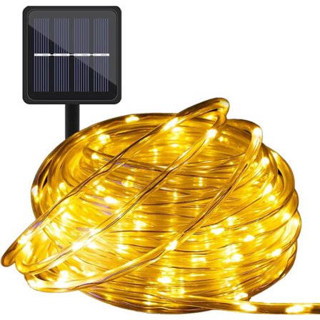 Holiday String Lights Solar Outdoor Lights Trädgårdsljus Varmvit 12M-100LED
