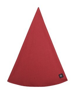 Bordsduk rund Elin enfärgad Chambray Röd - 180 cm Ø - Jul - Recycled by Wille