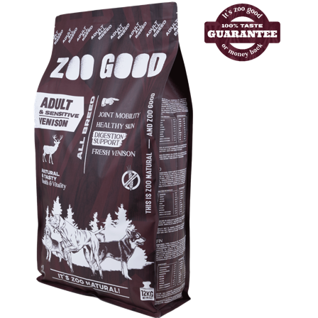 ZOO GOOD - Hjortekjøtt Sensitive Adult All Breed 12 kg - Hund - Hundefôr & hundemat - Tørrfôr for hund - ZOO.no