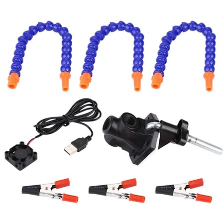 3-armad Flexibel Lödstation för RC FPV Racing Drone RC Verktyg (med fläkt)