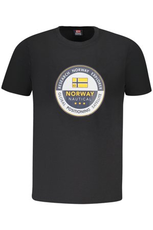 Norway 1963 T-shirt Maniche Corte Uomo Nero