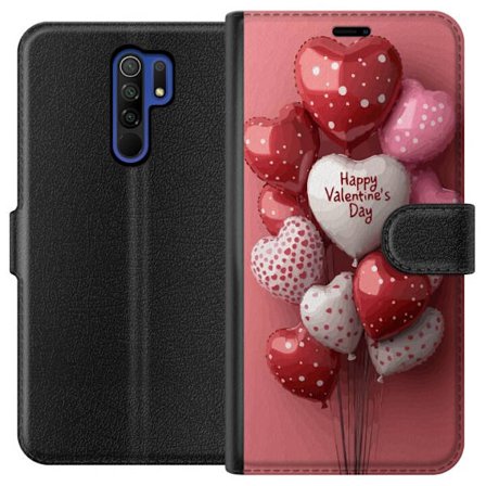 Yhteensopiva Lompakkokotelo Xiaomi Xiaomi Redmi 9 Ystävänpäivän ilmapallot
