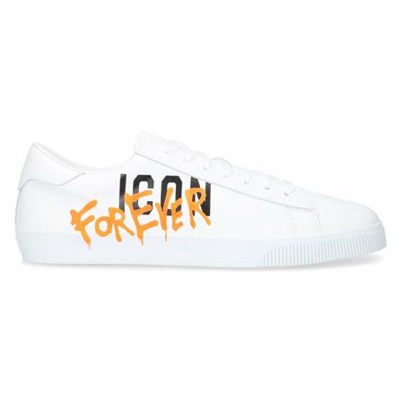Dsquared2 Icon Cassetta low sneakers Hvid, Herre, Størrelse: 44 EU