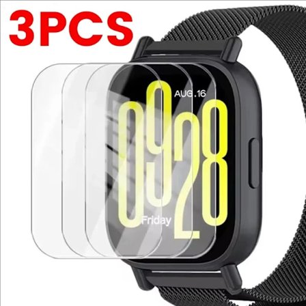 10-1 st Härdat Glas kompatibelt Redmi Watch 5 Lite Active Skärmskydd HD Anti-repor Filmer kompatibla Mi Redmi Watch5 Active Skydd