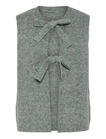 Pieces | Pcsilly Sl Rev Tie Vest Knit Noos Bc | M