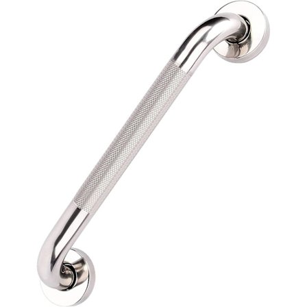 Baderoms Gripe Bar Skinne, 40 cm 304 Rustfritt Stål Anti-Skli Sikkerhetsskinne for Eldre, Innendørs/Utendørs Hjelpestøttehåndtak