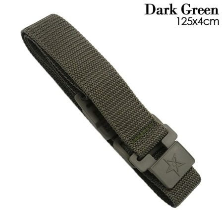 Combat Belts Tactical Belt MÖRKGRÖN 125X4CM