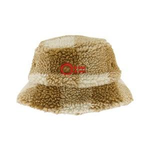 Oii Tapenade Check Teddy Bucket Hat One Size - Headwear - One size - Brown