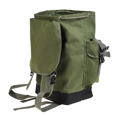 2024 Fiske Väska Utomhus Stor Kapacitet Justerbar Vadderad Axelremmar Fiske Utrustning Ryggsäck Armégrön 70L