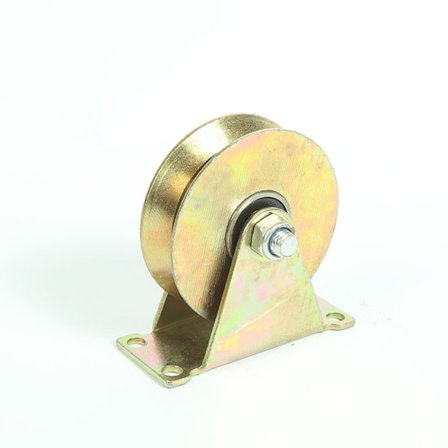 50mm skyvedørs hjul, stålhjul med U-spor, U-spor hjul for omvendt spor, industrielt maskineri, rullende dør, belastningskapasitet 300 kg per hjul