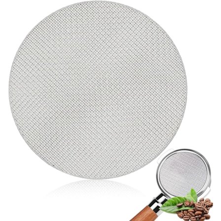 54mm filter, espressofilter för 54mm portafilter, återanvändbar 1,7mm tjocklek 150μm, 316 rostfritt stål, kaffefilter