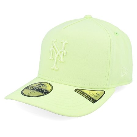 New Era - MLB Groen fitted Cap - New York Mets 59FIFTY Color Pack Yellow A-Frame Fitted @ Hatstore