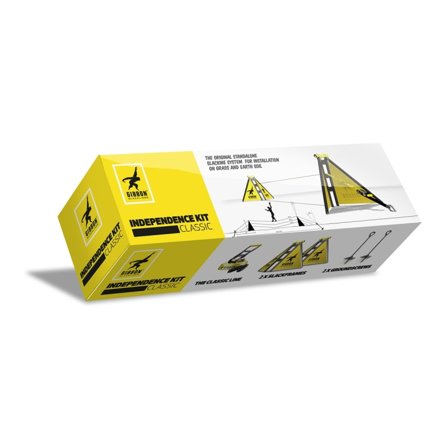 Gibbon Slacklines Independencekit Classic slackline Grey OneSize