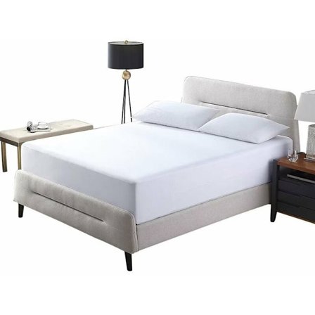 Vanntett madrassbeskytter 80 x 200 x 30 cm, Premium madrassbeskytter, støvtett madrassbeskytter hvit