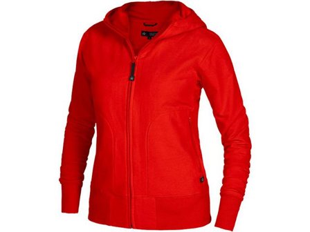 TEXSTAR Hooded Cardigan WC03 Dam röd L - Lyreco - Arbetskläder > Uniform > Cardigan