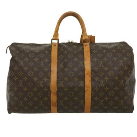 Louis Vuitton Vintage, Pre-owned Canvas travel-bags Bruin, unisex, Maat:ONE Size