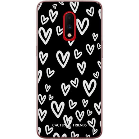 Kompatibel Mobilcover til OnePlus OnePlus 7 Cactus and Friends - Handdrawn Love Chaos