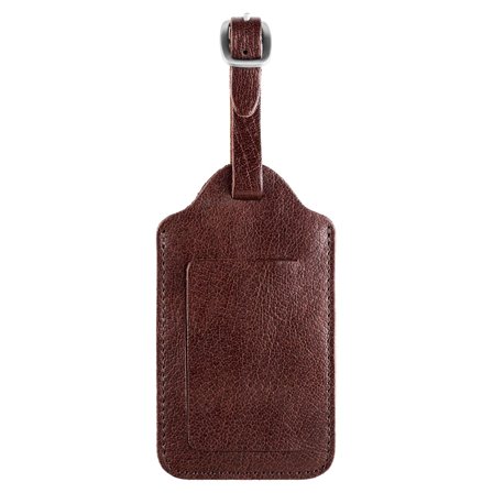 Luggage Tag | California Brown Full-Grain Buffalo Leather for Men