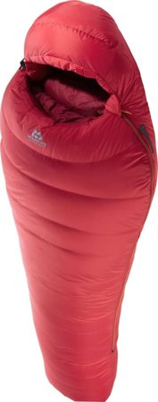 Mountain Equipment Glacier 1000 Long down sleeping bags Red LZ
