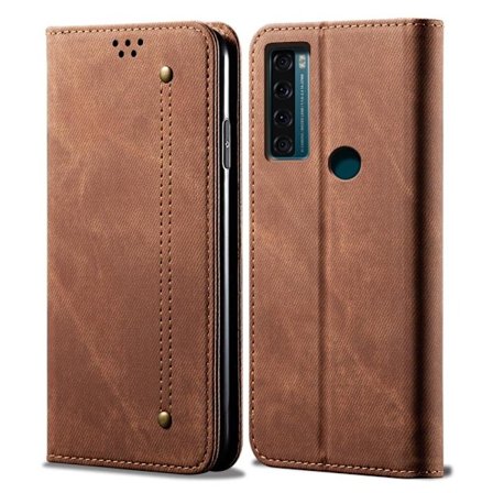 Jeans TCL 20 SE fodral - Brun