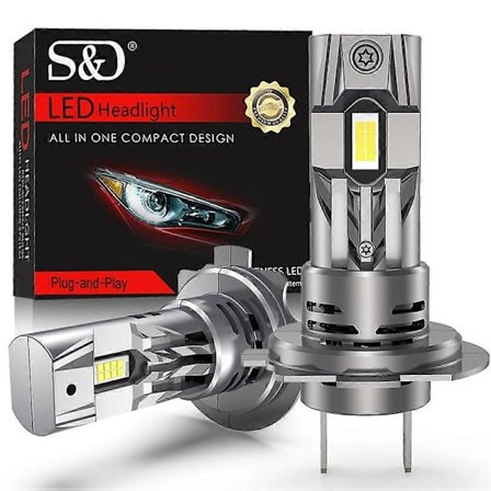 50000LM H7 LED Forlygtepære 140W Mini Trådløs CSP Bilforlygte Med Ventilator Auto Diode Lamper H7 Turbo Led Bil 12V 6500K