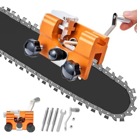 Moottorisahan ketjun teroitin, Jig teroitukseenûCha's stageîsyntynyt TronitMoottorisahasta, Helppokäyttöinen, Ketjun teroitussarja