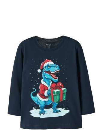 name it Nmmvosmas Ls Nreg Top - Navy - 92