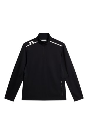 J.Lindeberg - Golf - Leon Quarter Zip Mid Layer - Svart - Man - S