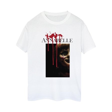 Annabelle Dam/Kvinnor Peep Poster Bomull Boyfriend T-Shirt 3X