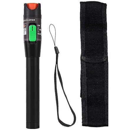 Fiber Visuell Feilsøker 30mw 30km, VFL Fiberoptisk Kabel Tester Meter, Rød Lyspenn Tester Adapter