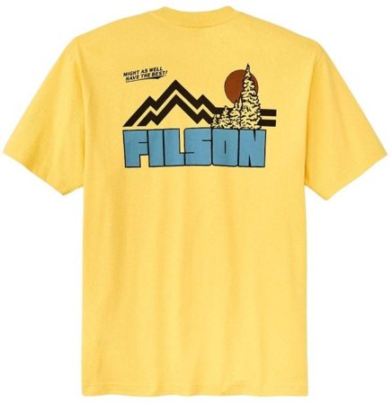 Filson M's S/S Frontier Graphic T-Shirt Aspen Gold / Sun