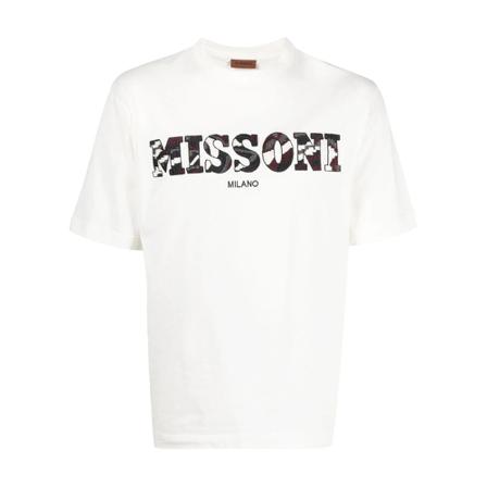 Missoni, Missoni T-shirts and Polos White Biały, Mężczyzna, Rozmiar: XL