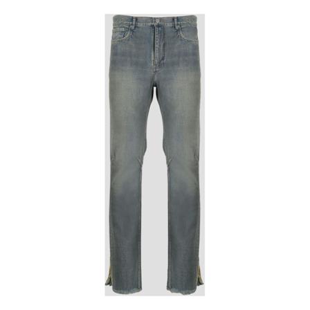 Balenciaga, Straight Jeans Grijs, Heren, Maat:W31,Katoen