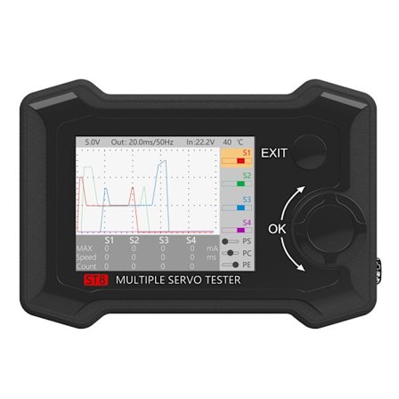 ST8 8CH-tester med 4-veis uavhengige PWM/SBUS-signaltestere for servotester