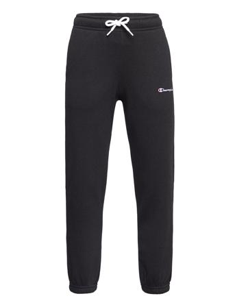 Elastic Cuff Pants Joggebukser Pysjbukser Svart Champion*Betinget Tilbud